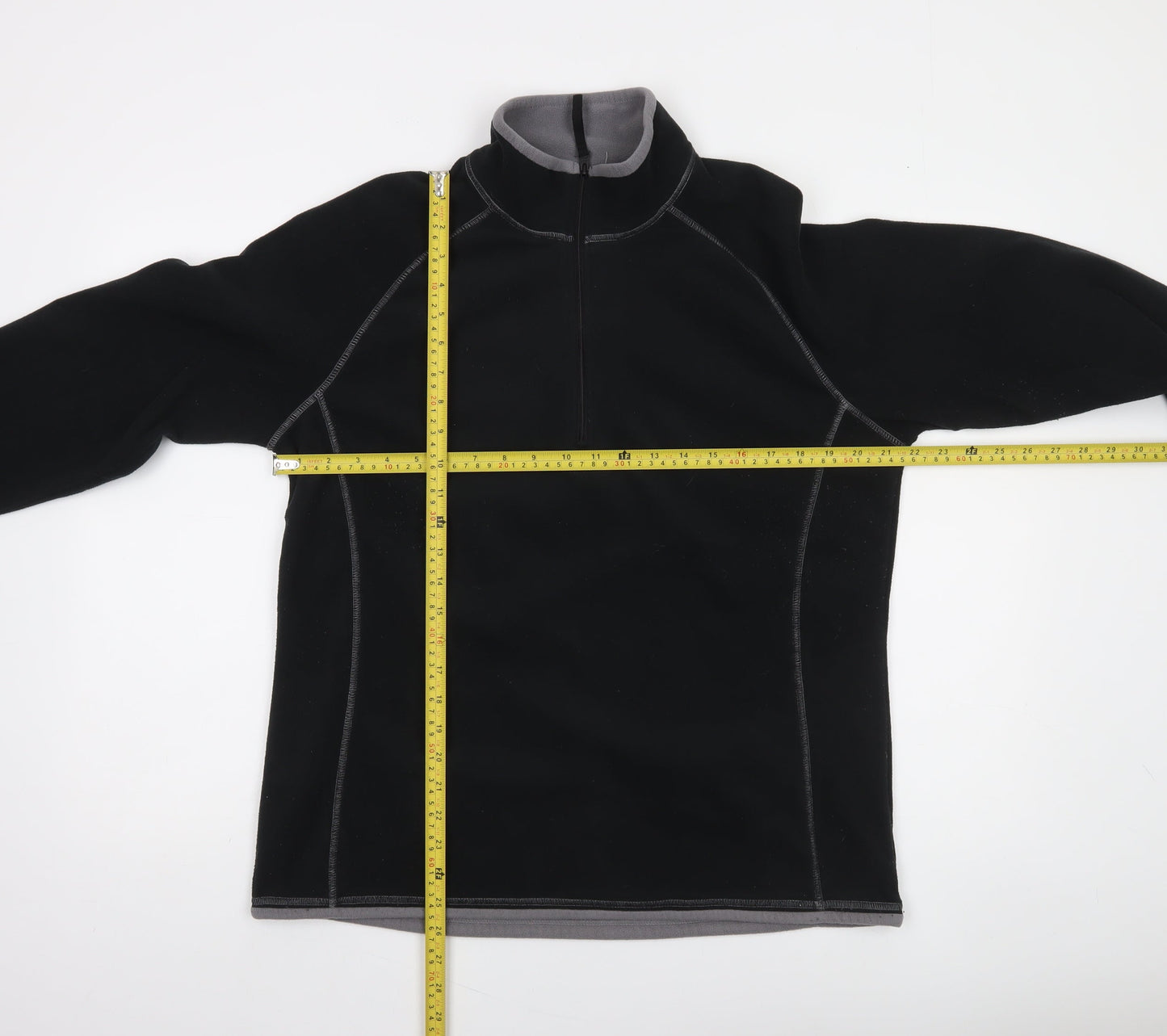 Mountain Warehouse Women Black Fleece Pullover Hoodie UK 18 Outdoor Warm Top