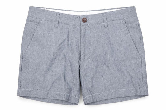 Farah Women Blue Cotton Blend Chino Shorts Size 30