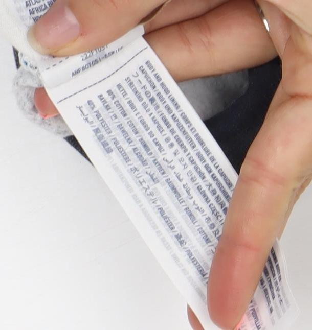 Abercrombie Kids Boys White Blue Ocean Print Full Zip Hoodie 13-14 Years