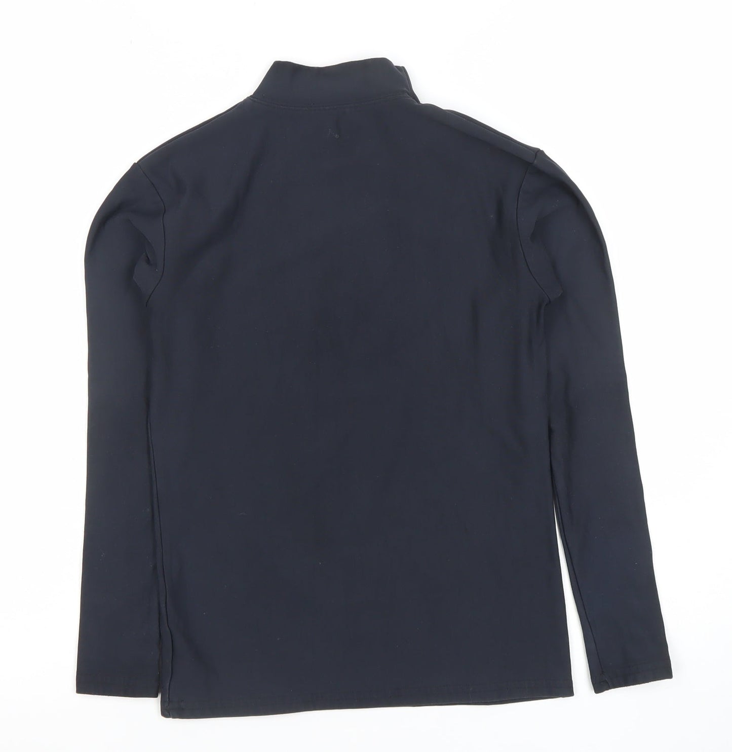 Under Armour Boys Black XL ColdGear Long Sleeve Mock Neck Thermal Top