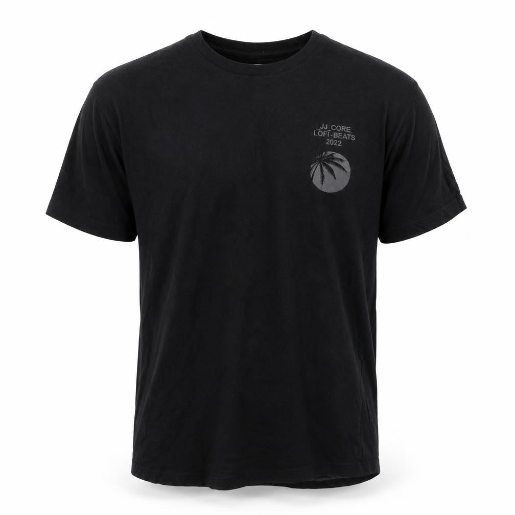 Mens UK Size XS JACK & JONES Black  Cotton T-Shirt
