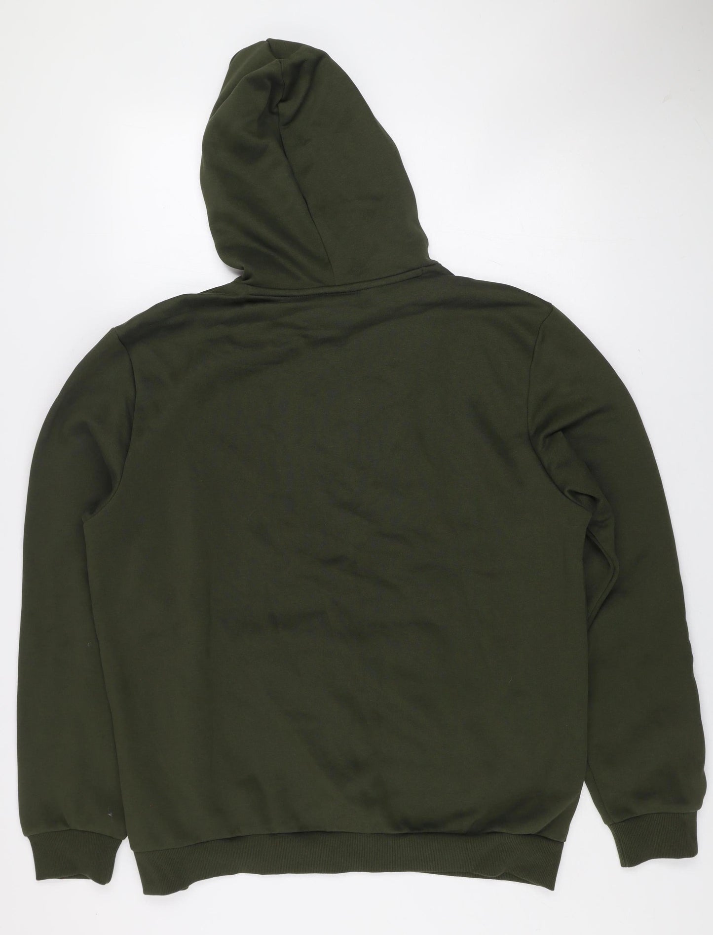 Puma Men's Green XL Pullover Hoodie Sweatshirt with Logo