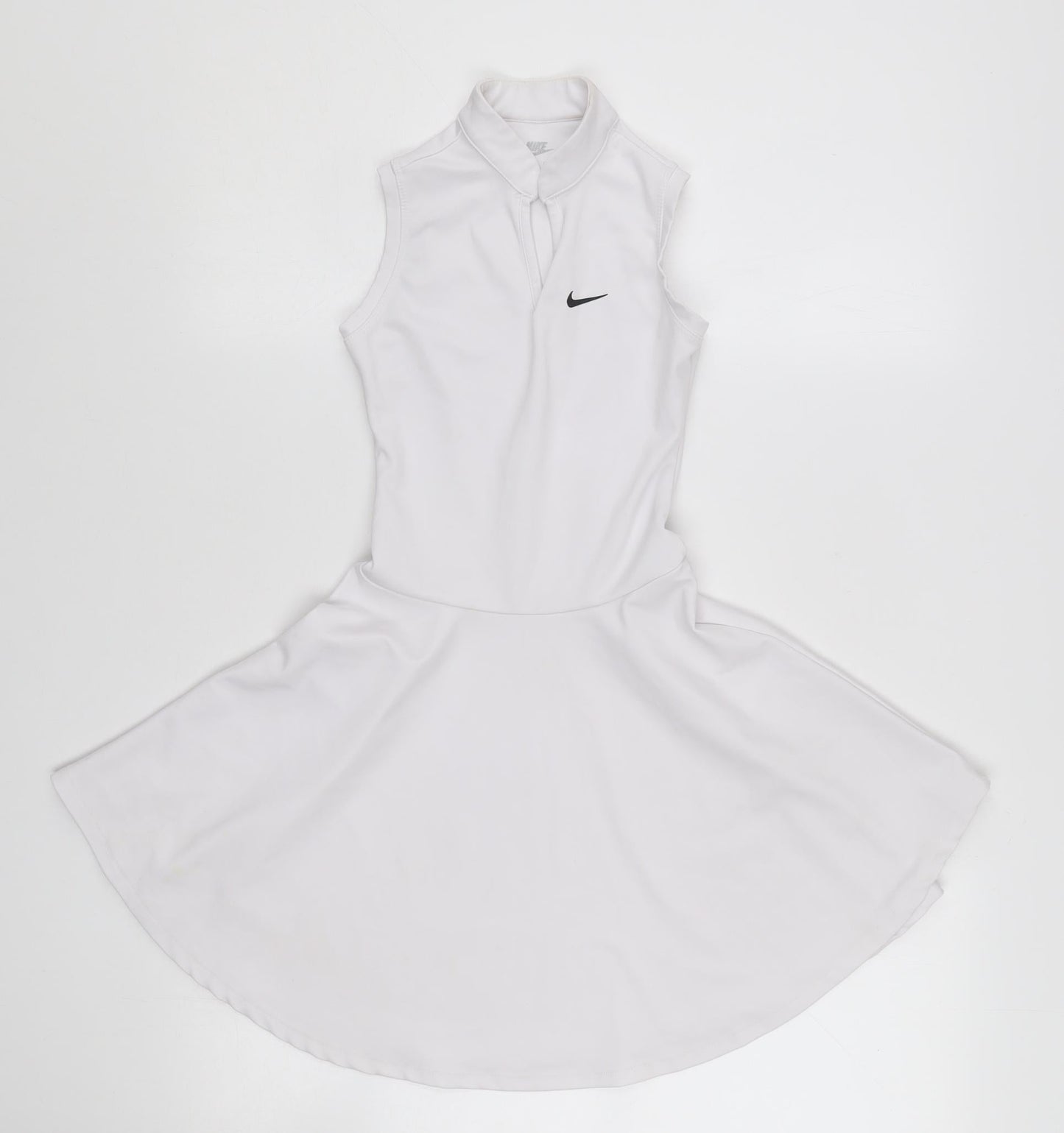 Nike Girls White Dri-Fit Sleeveless Tennis Dress 8-10 Years