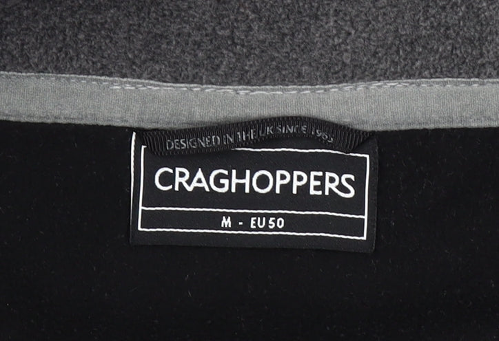 Craghoppers Men's Black Fleece 1/2 Zip Pullover Sweatshirt M