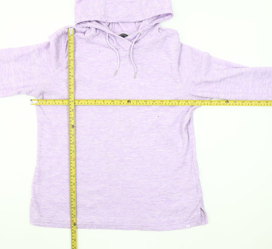 Regatta Women Lilac Hoodie Size 14 Pullover Long Sleeve Outdoor Top