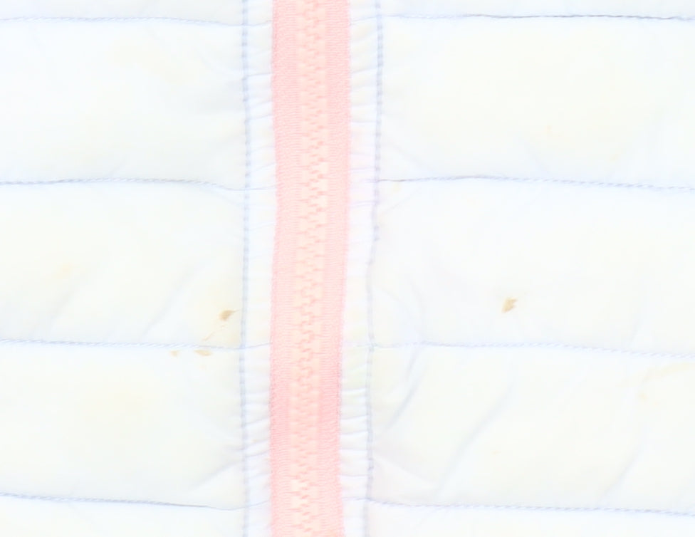 Joules Girls Blue Puffer Gilet 6 Years Quilted Lightweight Waistcoat