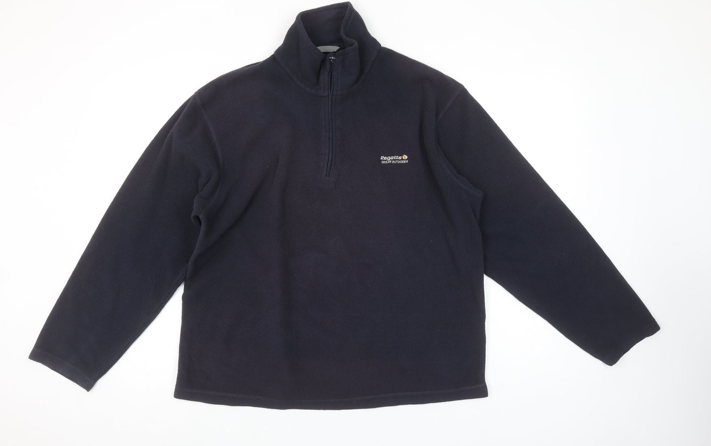 Regatta Men’s Blue Fleece 1/4 Zip Pullover Sweatshirt L