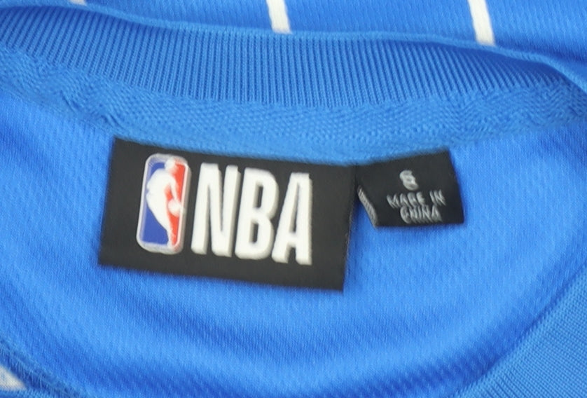 NBA Men’s Blue New York Knicks Striped Short Sleeve T-Shirt Size S