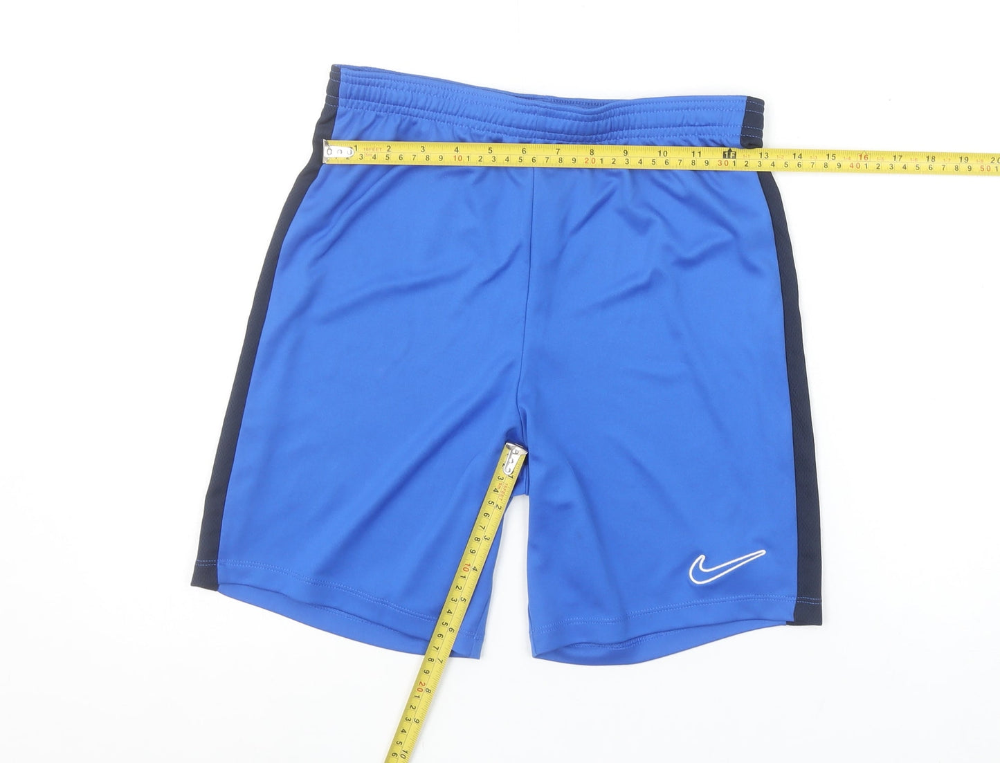 Nike Boys Blue Athletic Shorts L Lightweight Dri-Fit Sportswear