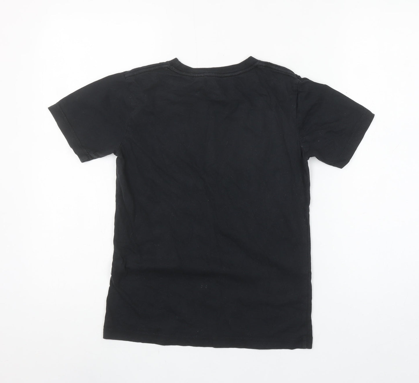 Levi's Boys Black Graphic Logo Short Sleeve Cotton T-Shirt 10 Years