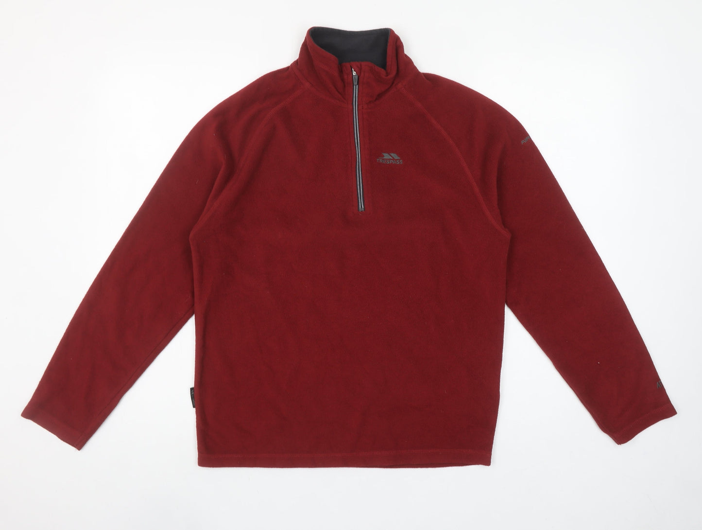 Trespass Men's Red XS Fleece Pullover Sweatshirt
