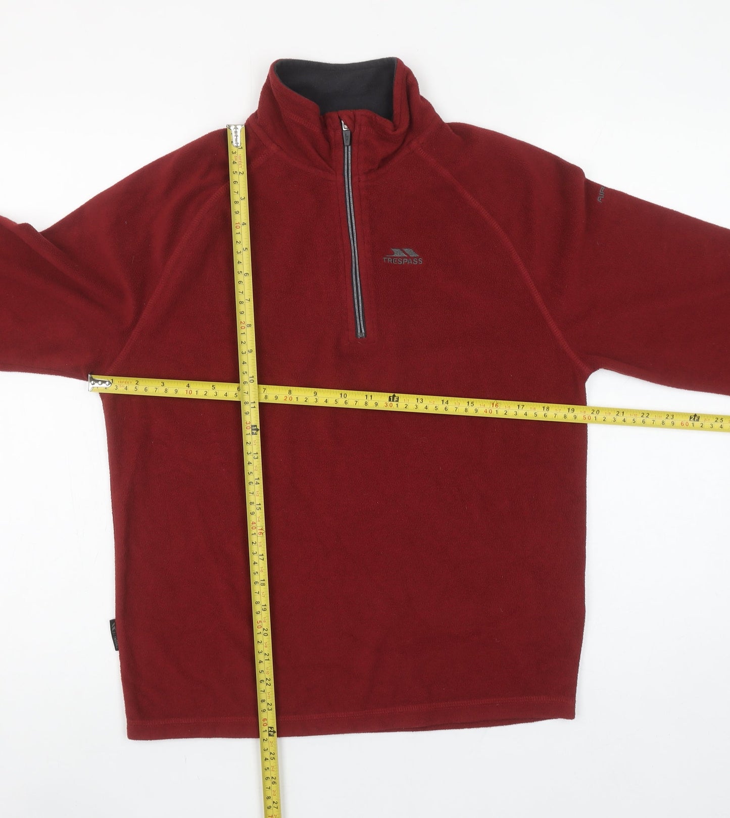 Trespass Men's Red XS Fleece Pullover Sweatshirt