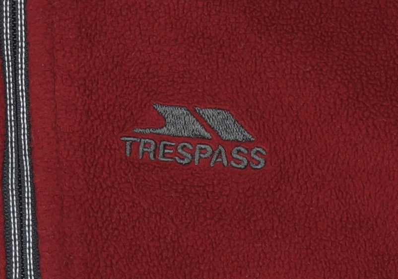 Trespass Men's Red XS Fleece Pullover Sweatshirt