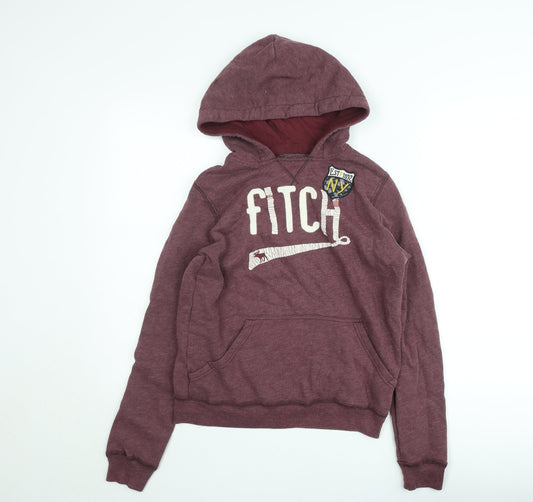 Abercrombie Kids Burgundy Pullover Hoodie 15/16 Teens Casual