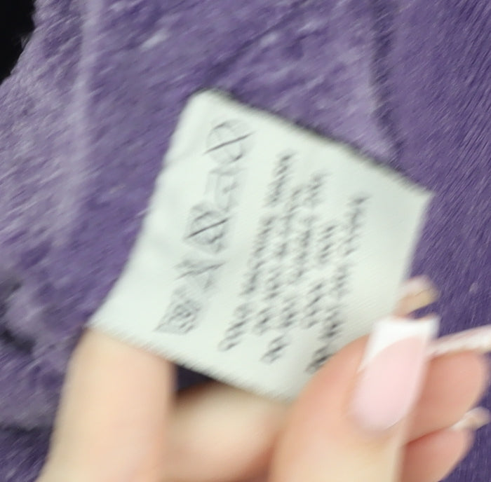 Superdry Women Purple Small Hooded Full Zip Jacket