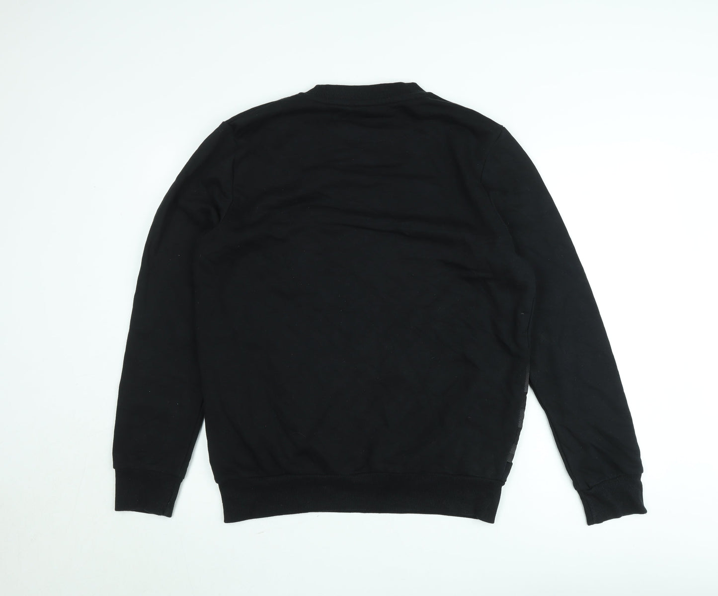 McKenzie Men's Black L Pullover Crew Neck Sweatshirt