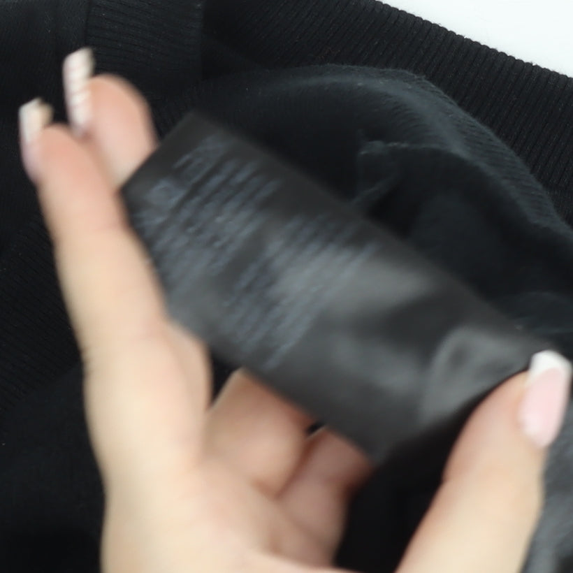 McKenzie Men's Black L Pullover Crew Neck Sweatshirt