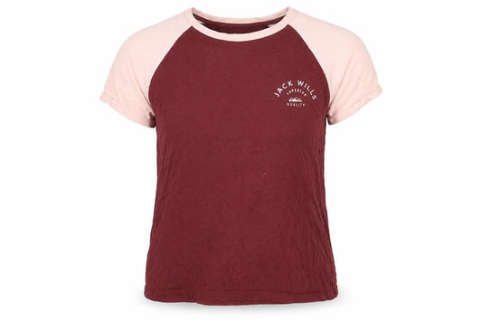 Womens UK Size 12 Jack Wills Multicoloured Cotton T-Shirt
