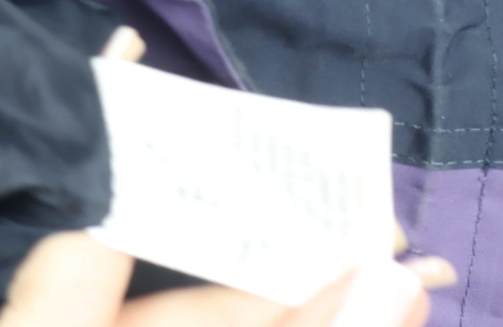 Peter Storm Women Purple Waterproof Hooded Rain Jacket Size 14