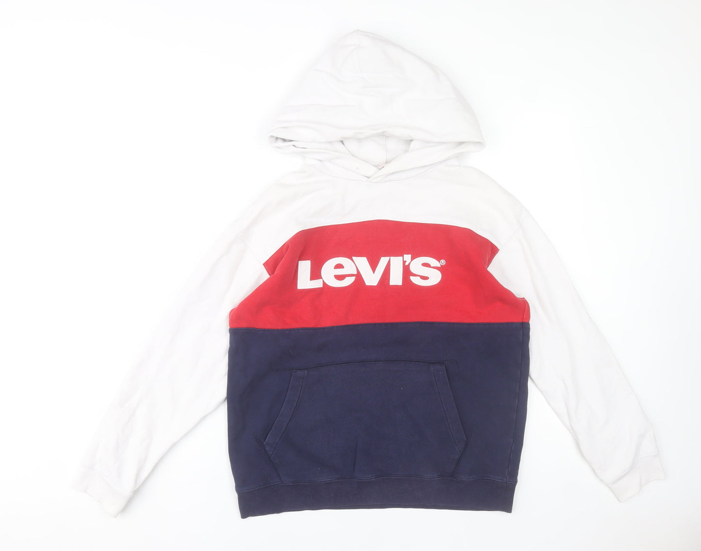 Levi's Men's Multicoloured Small Pullover Hoodie with Logo