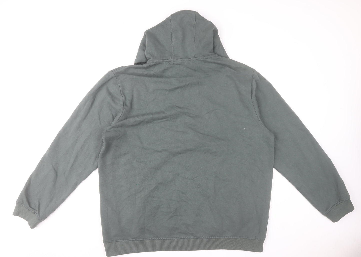 Mountain Warehouse Mens Green 2XL Full Zip Hoodie Outdoor Fleece