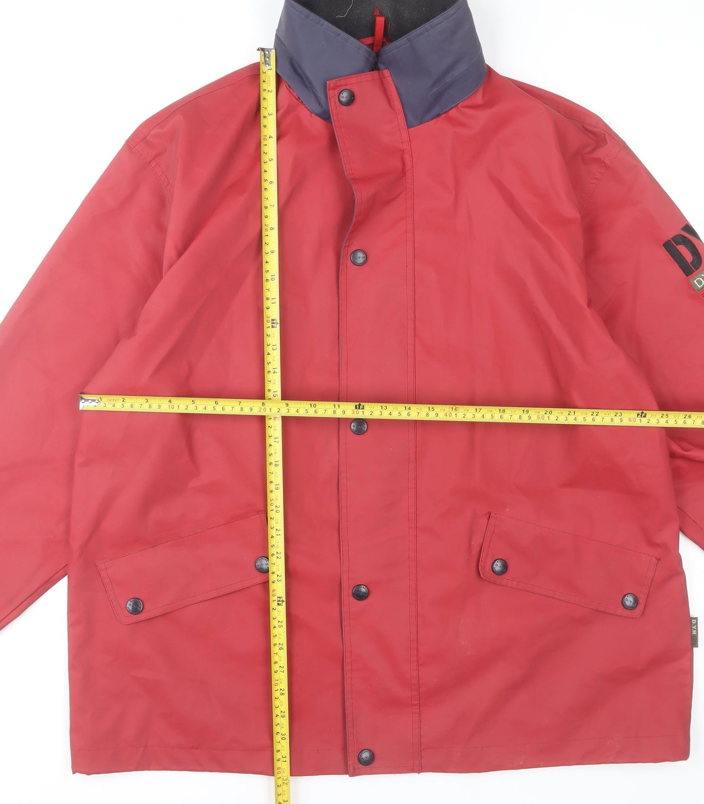 D.Y.N Men's Red 2XL Waterproof Rain Jacket Outdoor Coat