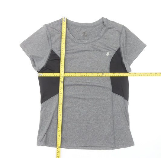 Penn Womens Grey Short Sleeve Sports T-Shirt Size S