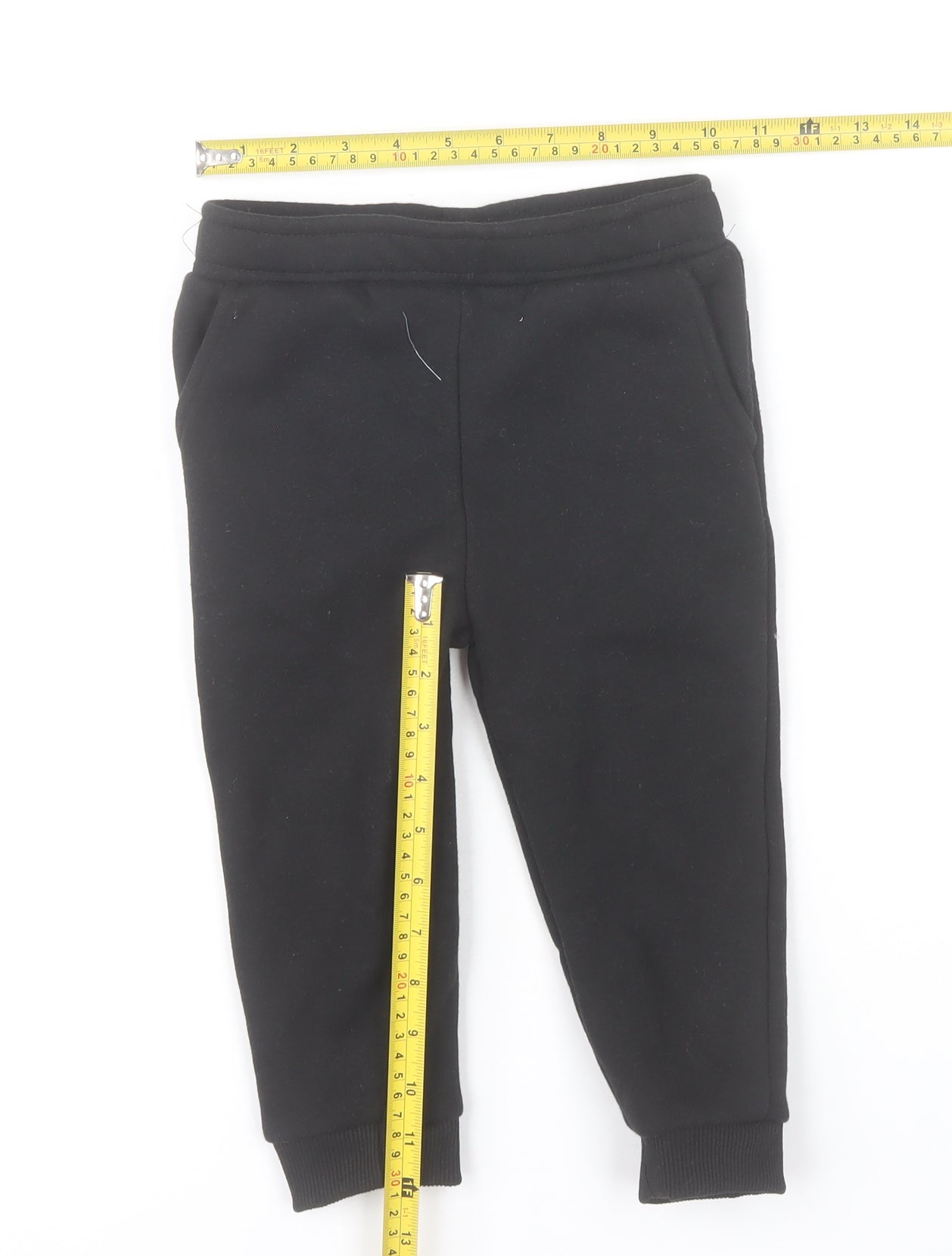 Firetrap Unisex Baby Black Jogger Trousers 18-24 Months Cotton Blend