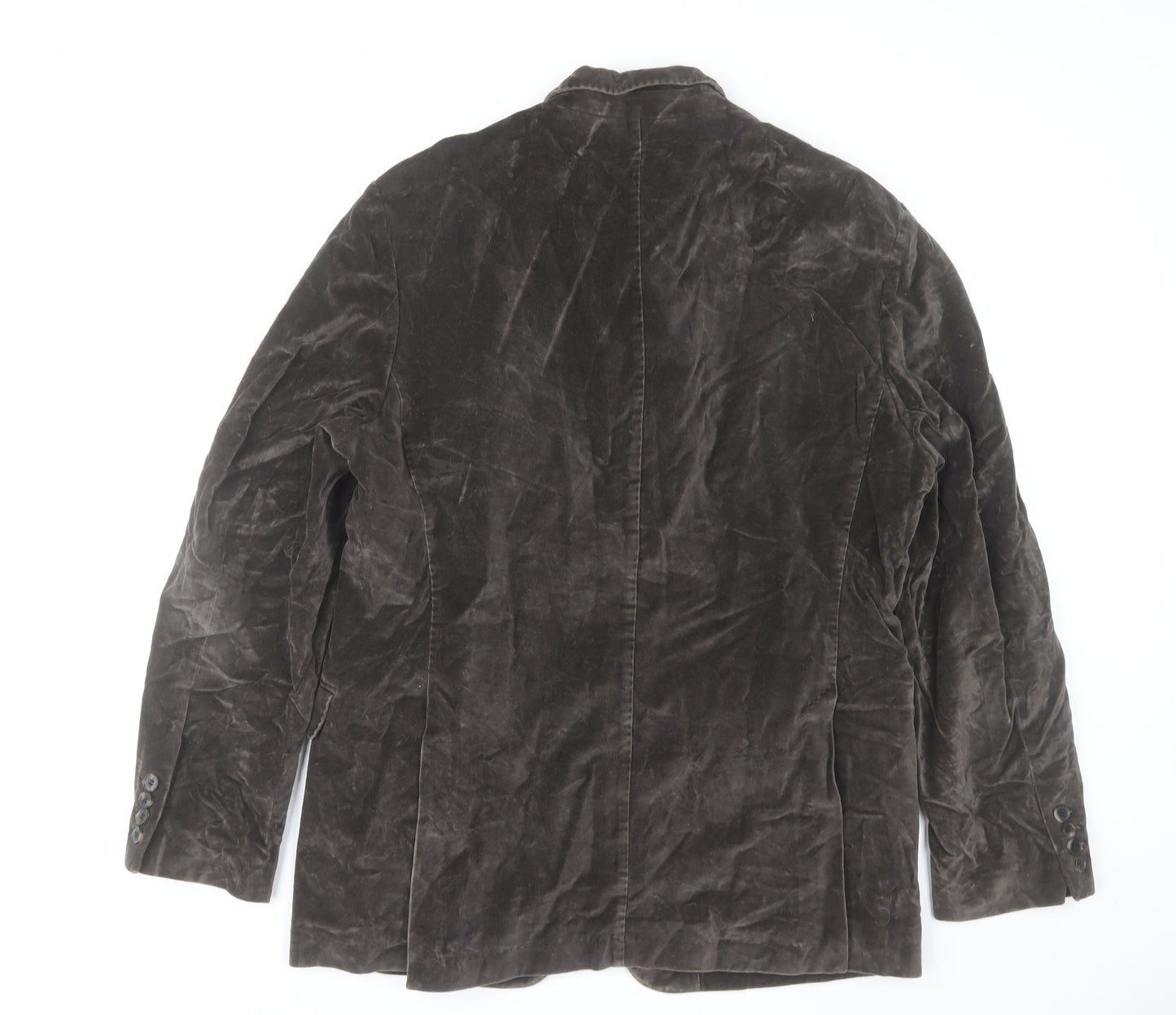 Hugo Boss Men's Brown Velvet Cotton Blazer Jacket Size 40 Regular