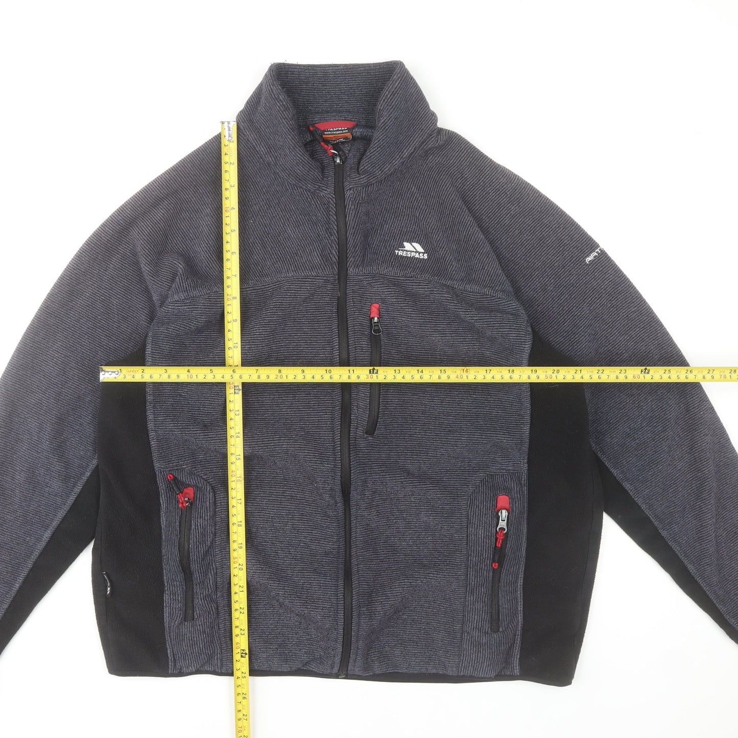 Trespass Mens Grey XL Fleece Softshell Full Zip Jacket