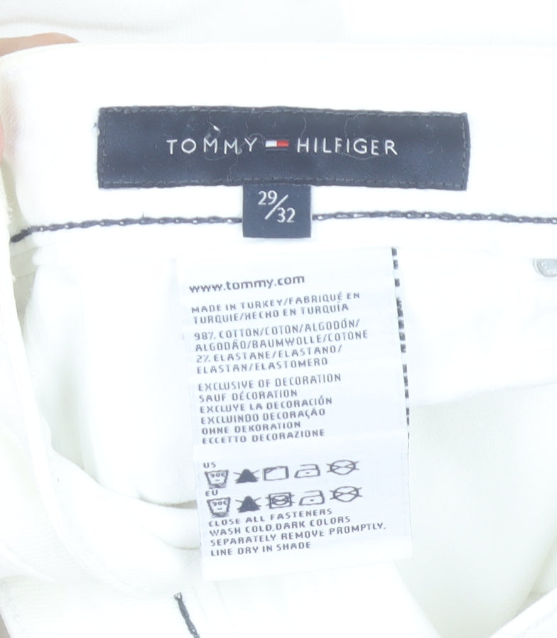 Tommy Hilfiger Women's White Bootcut Stretch Jeans Size 12