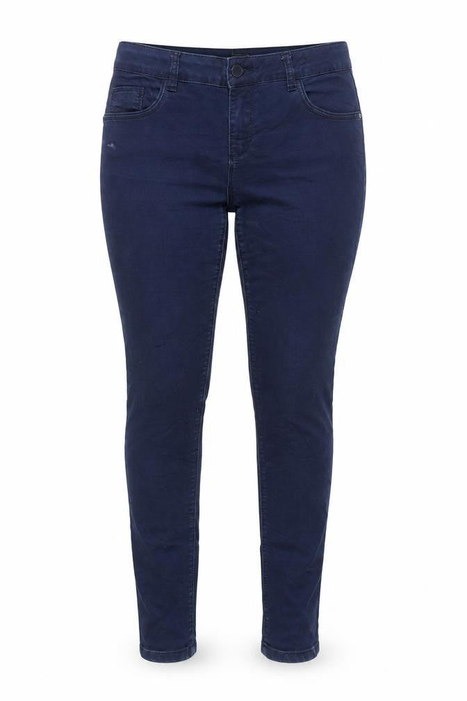 Front view of Dunnes Women’s Blue Skinny Jeans, size UK 12 Slim, Fit Denim
