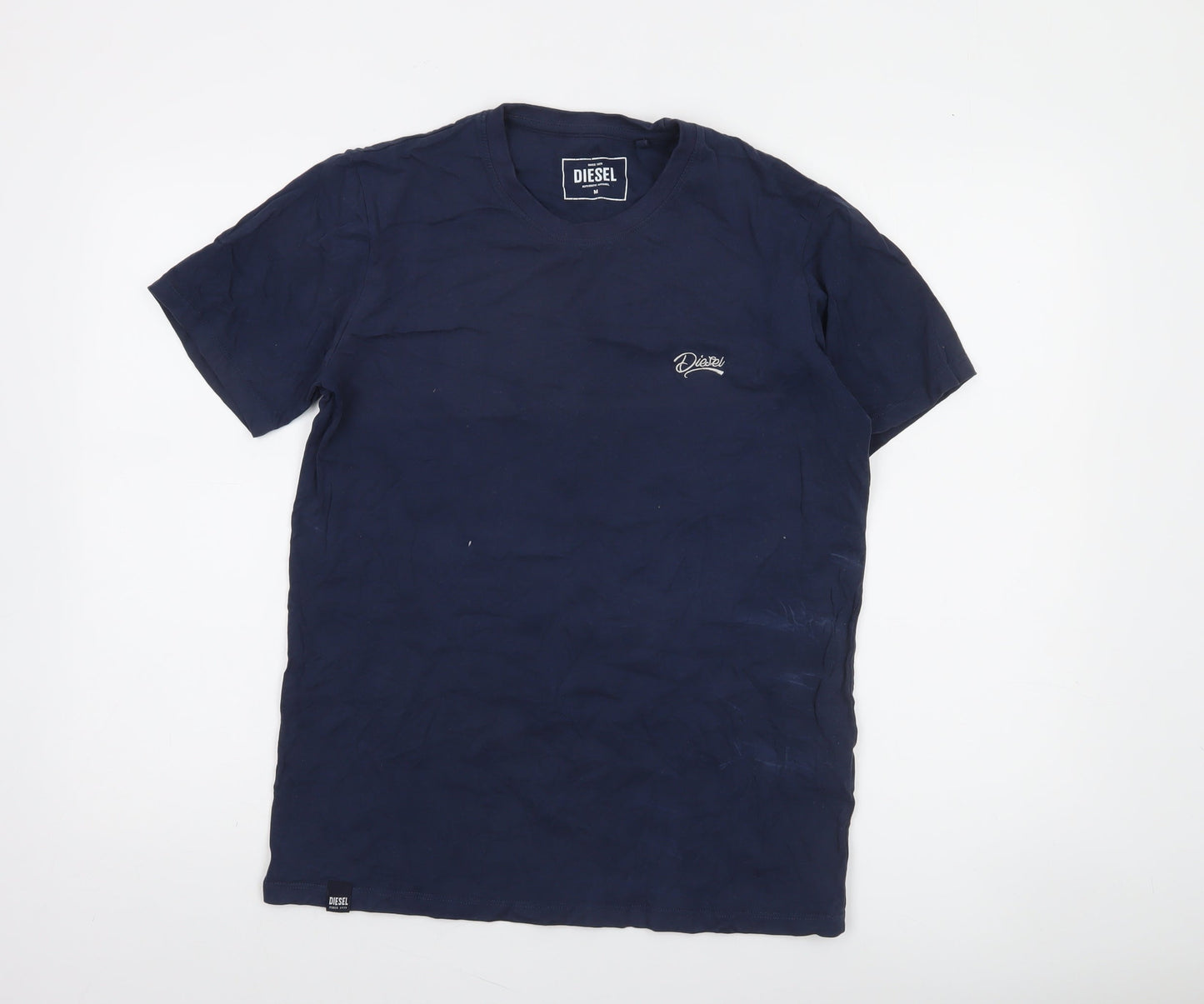Mens UK Size M Diesel Blue  Cotton T-Shirt