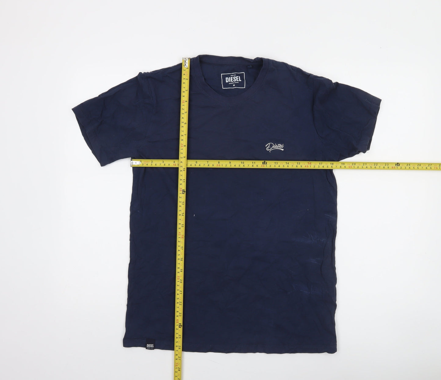 Mens UK Size M Diesel Blue  Cotton T-Shirt