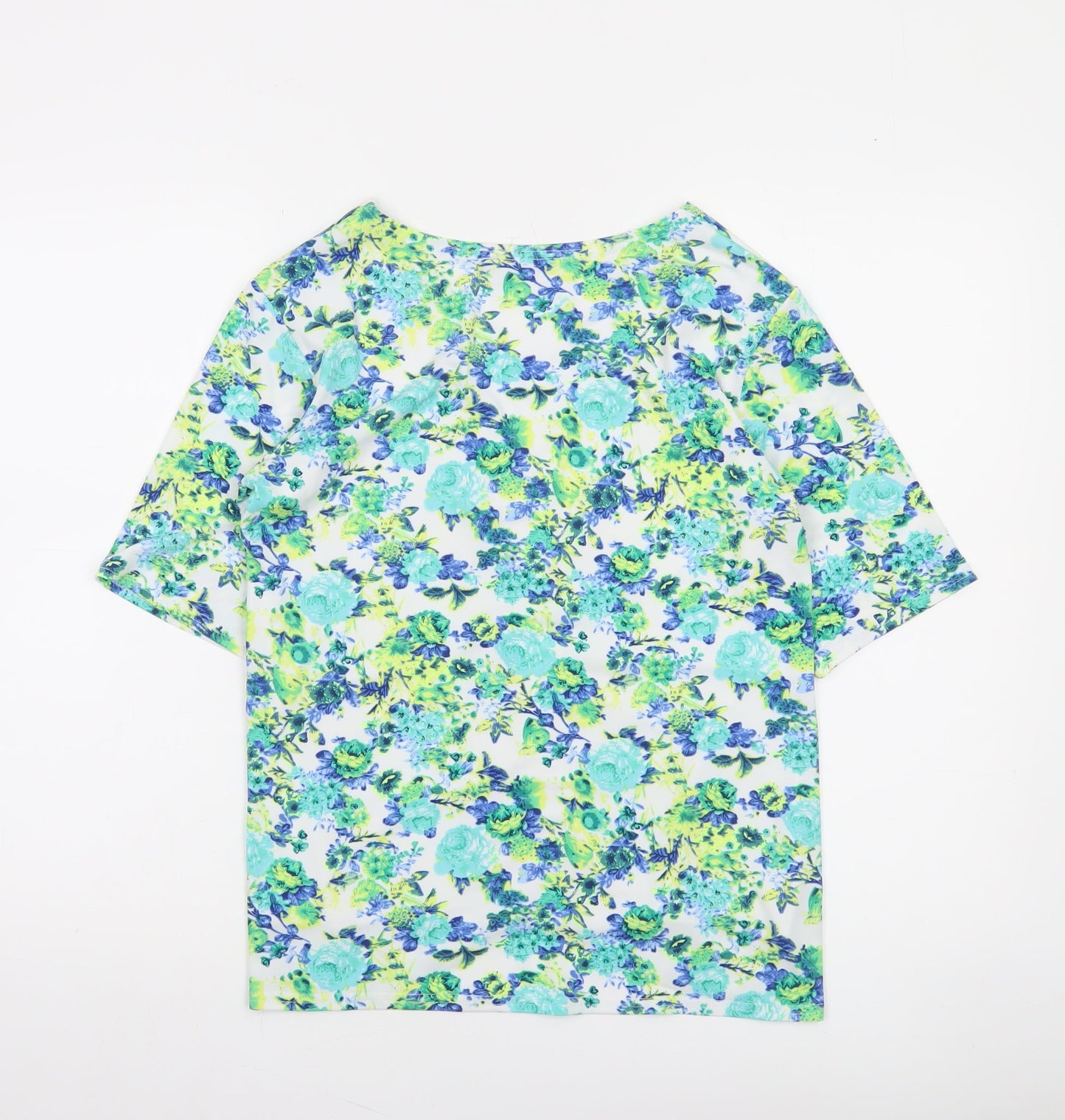 Gerard Womens Multicoloured Floral Wrap Blouse Size 10