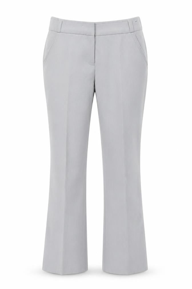 Dunnes Women Grey Size 8 Bootcut Dress Trousers