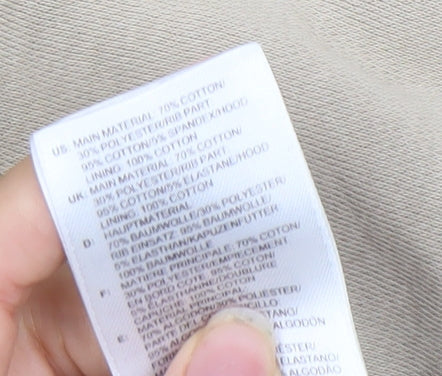 Adidas Women Beige Hooded Pullover Hoodie L Cotton Blend Logo Print