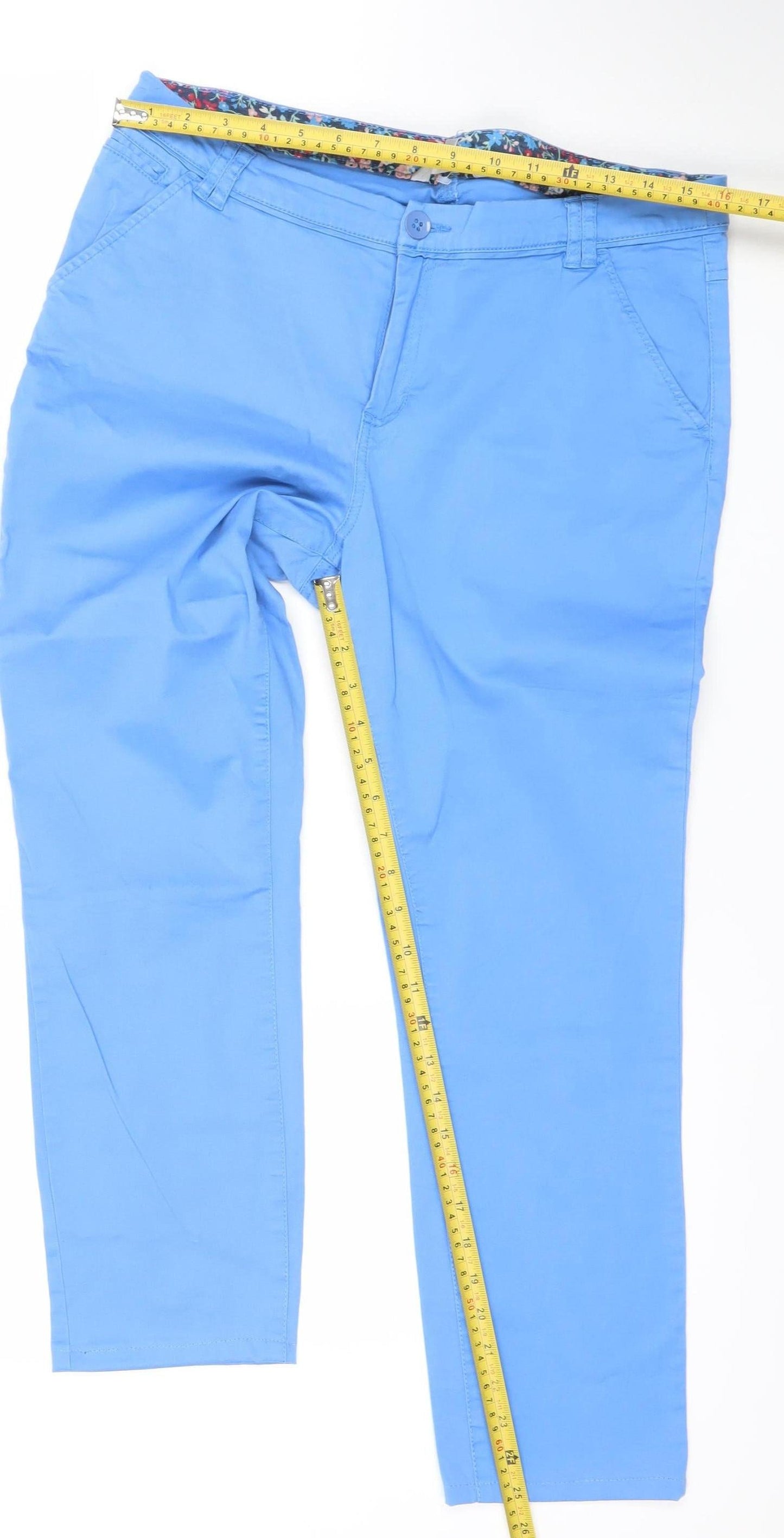 edc by Esprit Women Blue Size 14 Straight Stretch Jeans