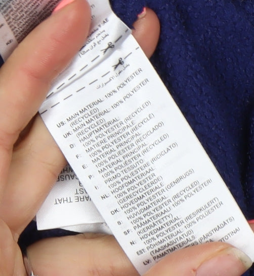 Adidas Men’s Blue Fleece 1/2 Zip Sweatshirt M Pullover Sports Top