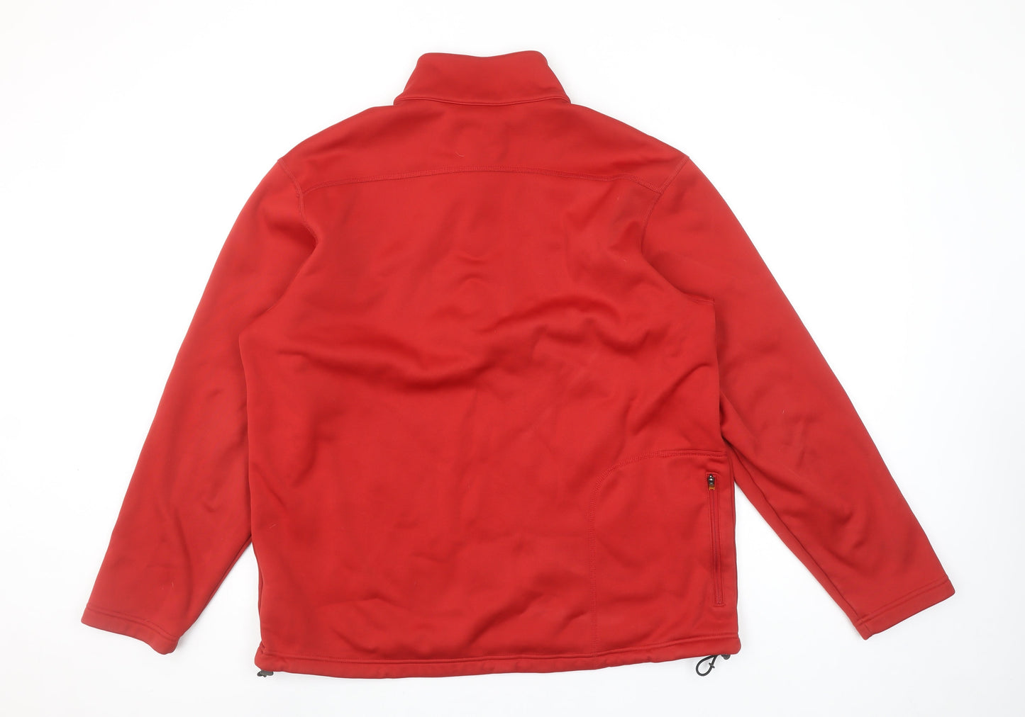 Nike Golf Men’s Red 1/4 Zip Mock Neck Fleece Sweatshirt L