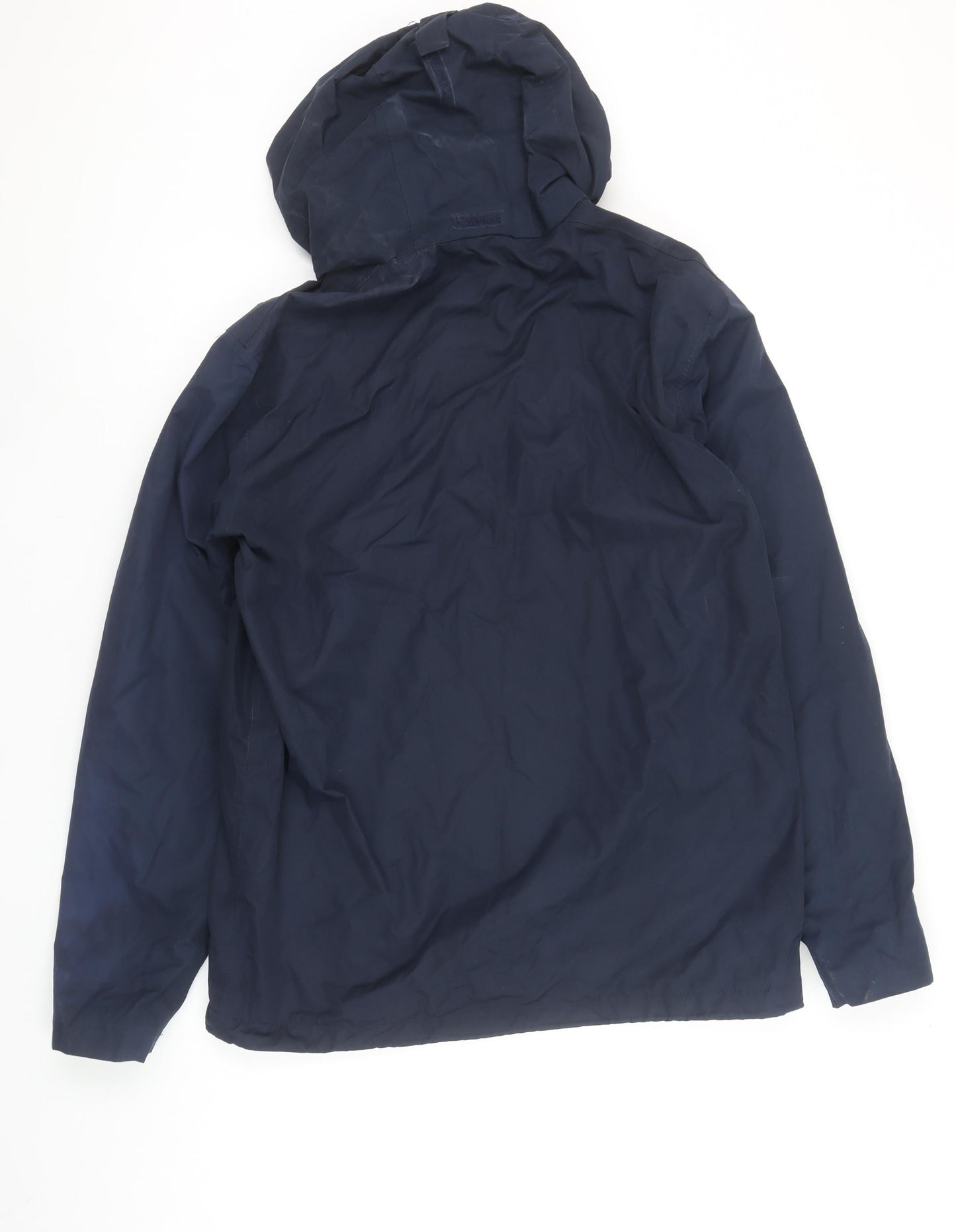 Regatta Men's Blue Waterproof Hooded Rain Coat Jacket M