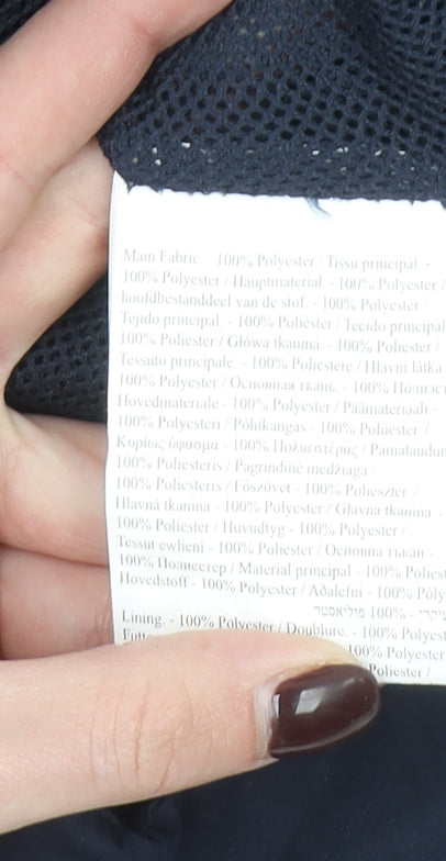 Regatta Men's Blue Waterproof Hooded Rain Coat Jacket M