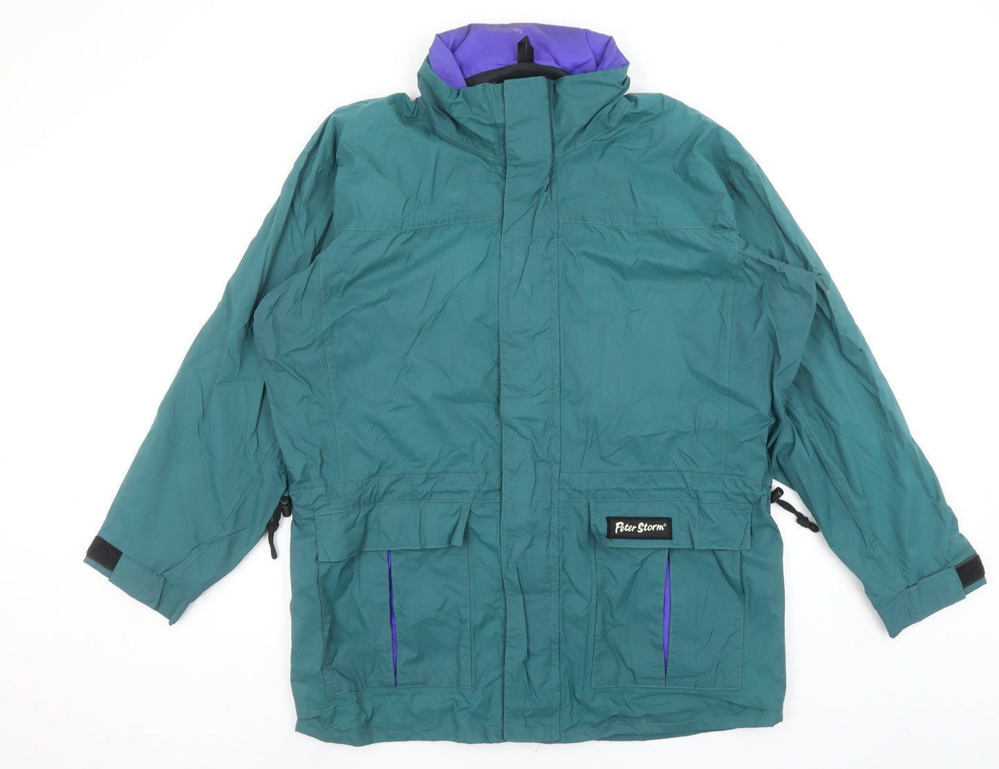 Peter Storm Men's Green Parka Jacket M Windproof Hooded Outdoor Coat