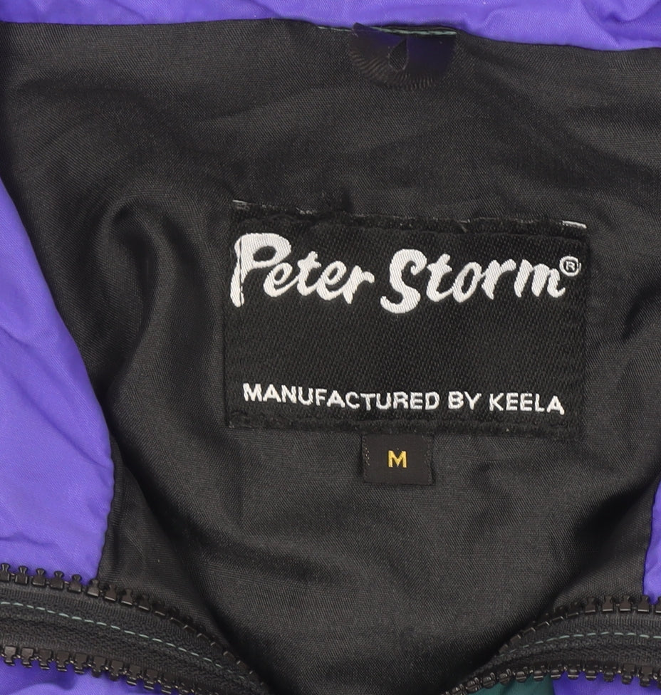 Peter Storm Men's Green Parka Jacket M Windproof Hooded Outdoor Coat