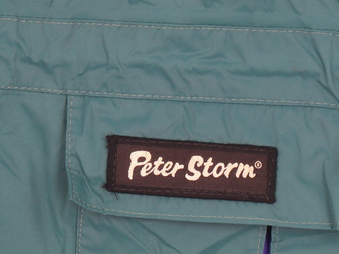 Peter Storm Men's Green Parka Jacket M Windproof Hooded Outdoor Coat