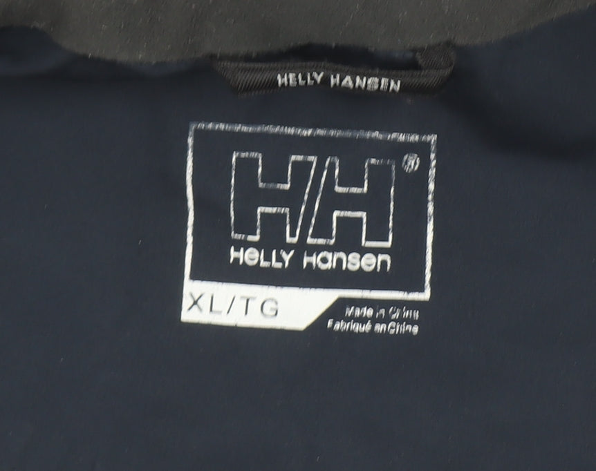 Helly Hansen Men's Blue XL Waterproof Puffer Jacket Outdoor Winter Coat