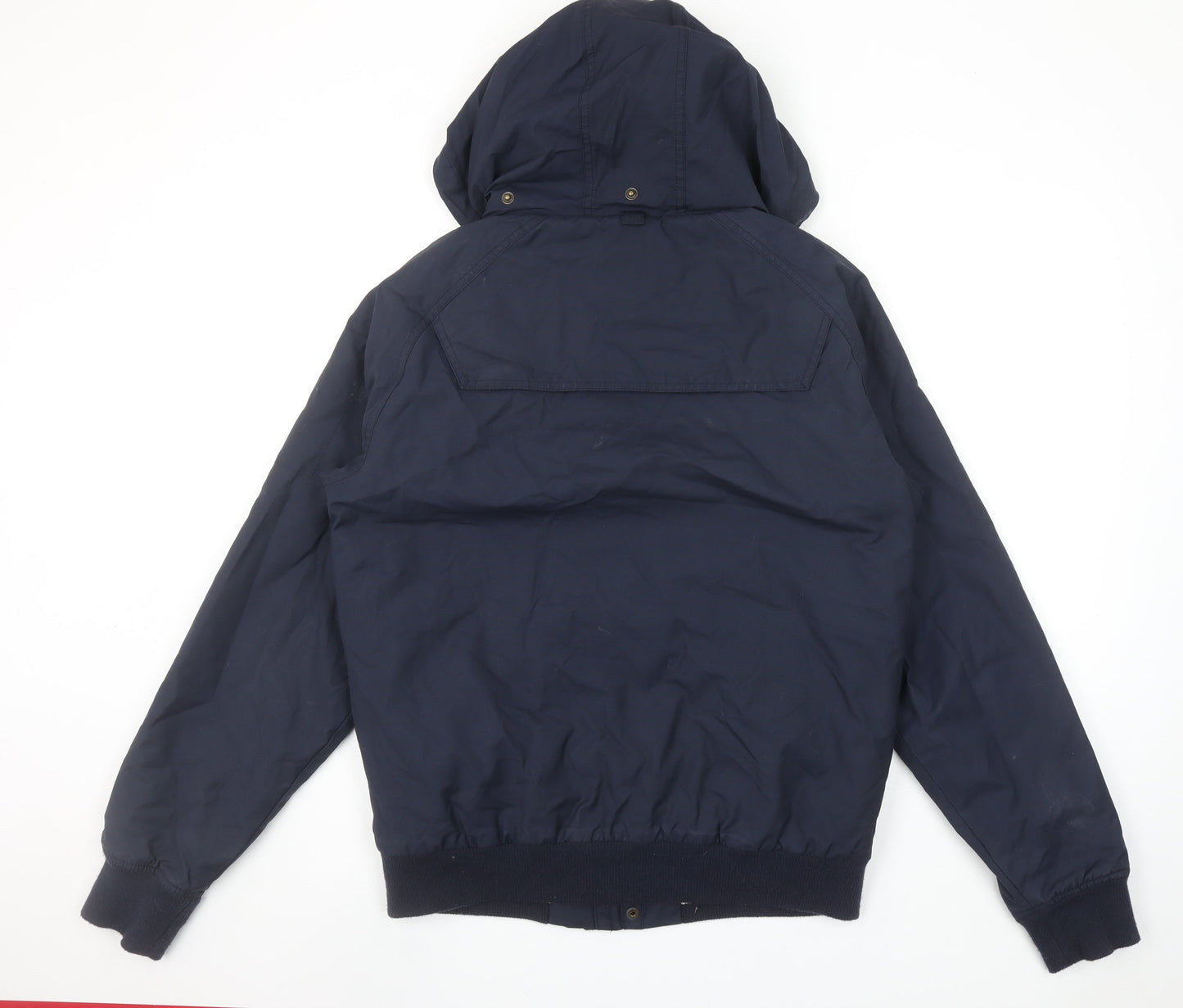 Fat Face Men's Blue Hooded Lightweight Windbreaker Jacket Medium