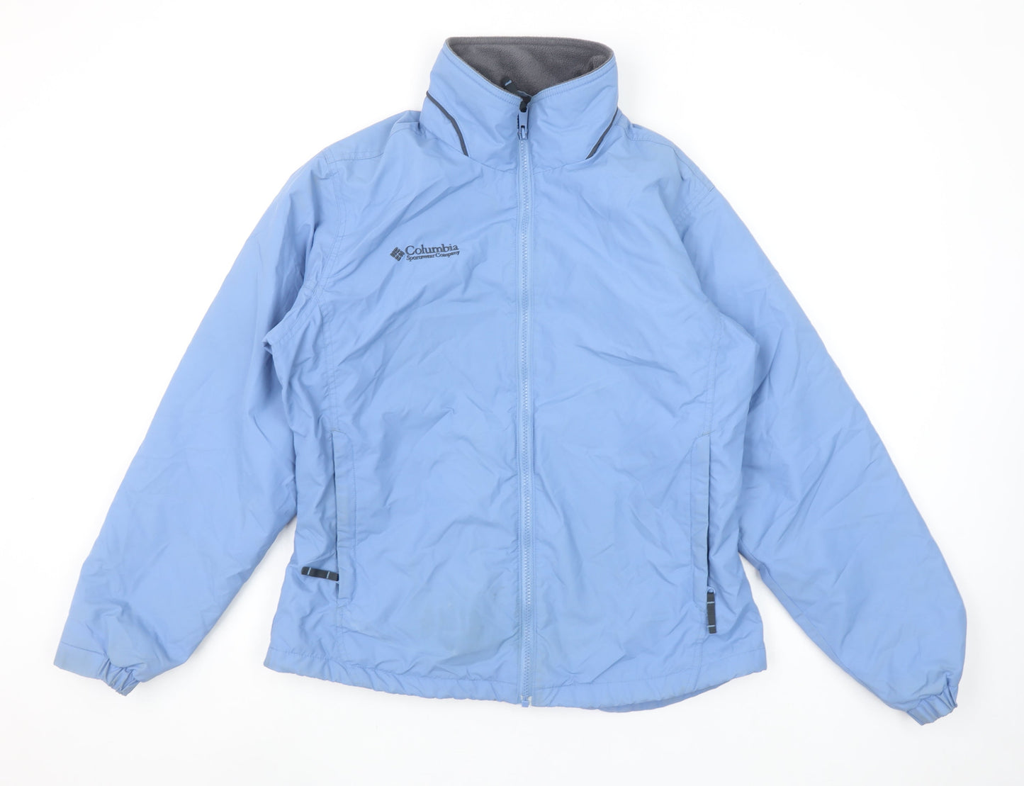 Columbia Women Blue Windproof Puffer Jacket Size M