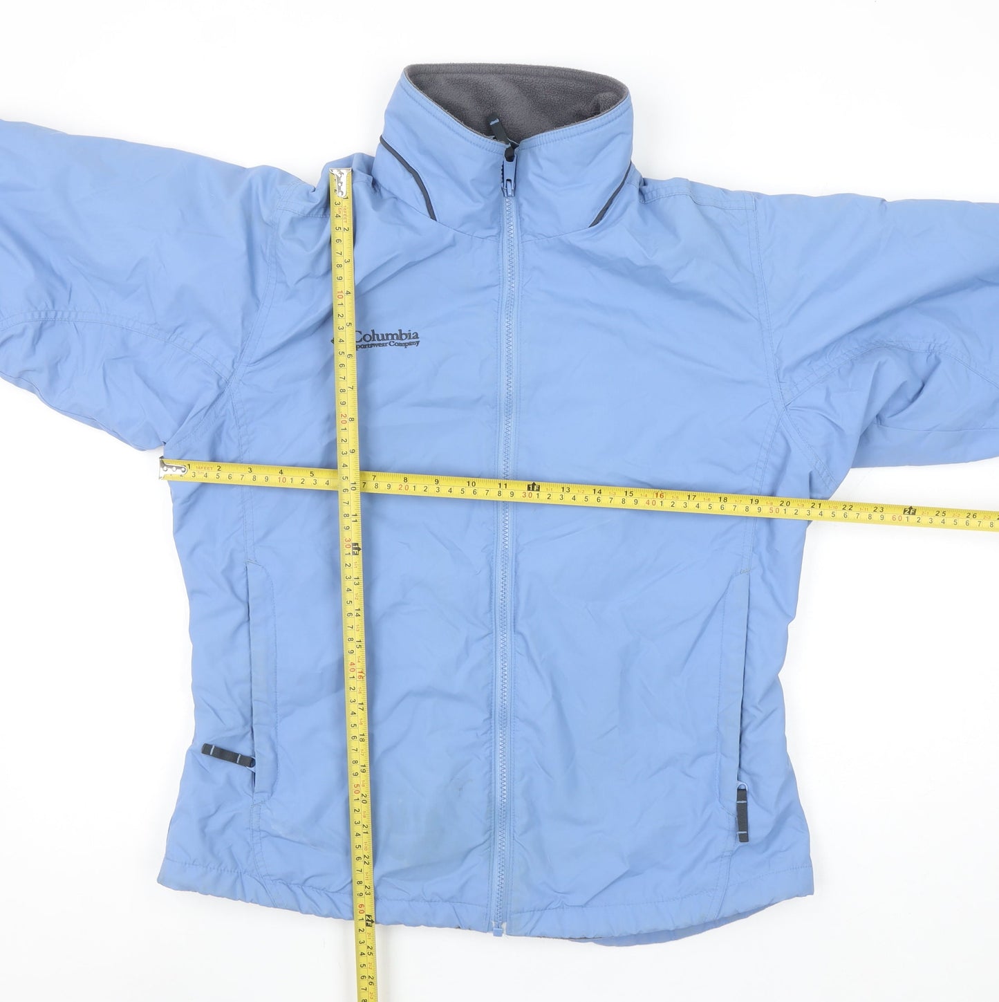 Columbia Women Blue Windproof Puffer Jacket Size M