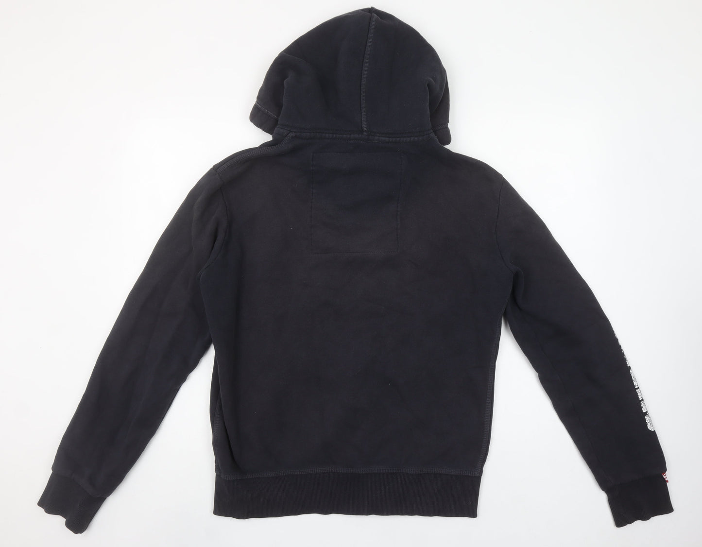 Superdry Men's Black Full Zip Track & Field Hoodie Size M